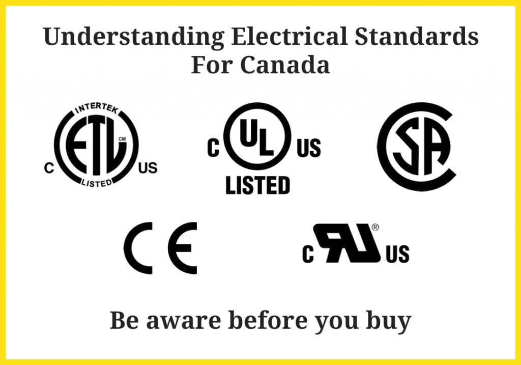 Canadian Electrical Standards