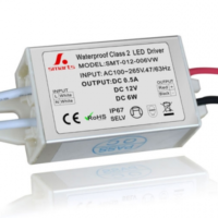 6W 12V DC Power Supply with Wires